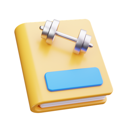 Livro de exercícios  3D Icon