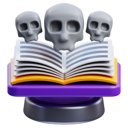 Livro de feitiços  3D Icon