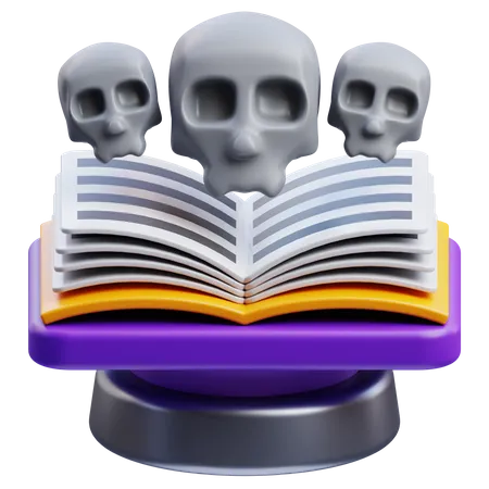 Livro de feitiços  3D Icon