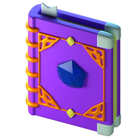 Livro de feitiços  3D Icon