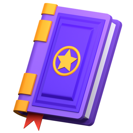 Livro de feitiços  3D Icon