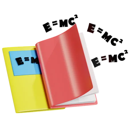 Livro de física  3D Icon