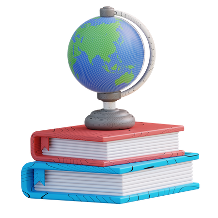 Livro de geografia  3D Icon