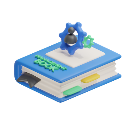 Livro de gestão  3D Icon