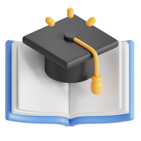 Livro de graduação  3D Icon