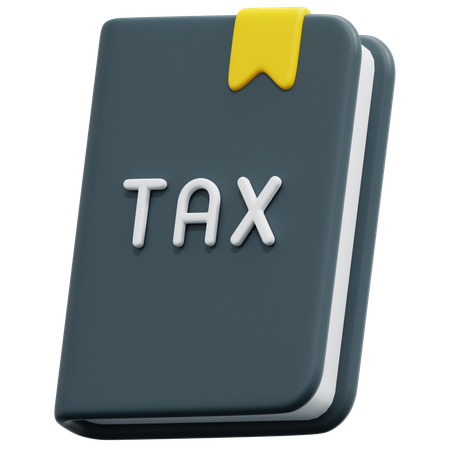 Livro fiscal  3D Icon