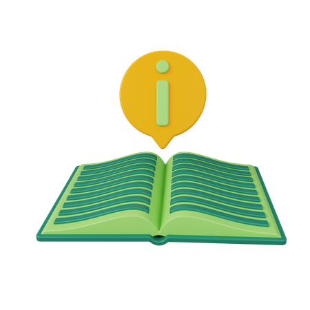 Livro de informações  3D Icon