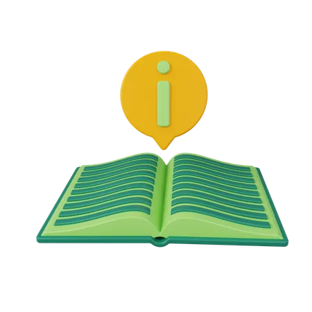 Livro de informações  3D Icon