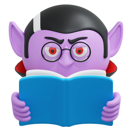 Livro de leitura de vampiro  3D Icon