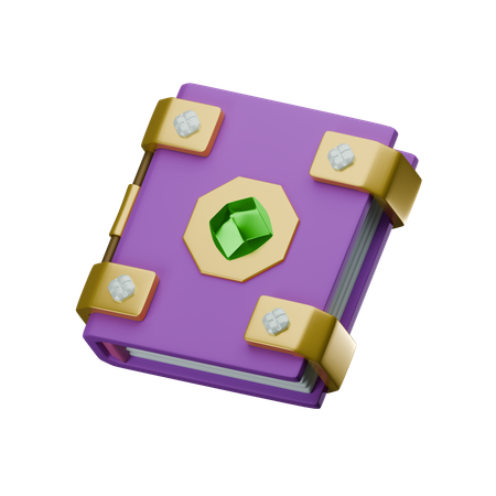 Livro de mago  3D Icon