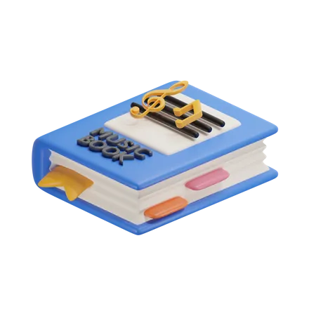 Livro de música  3D Icon