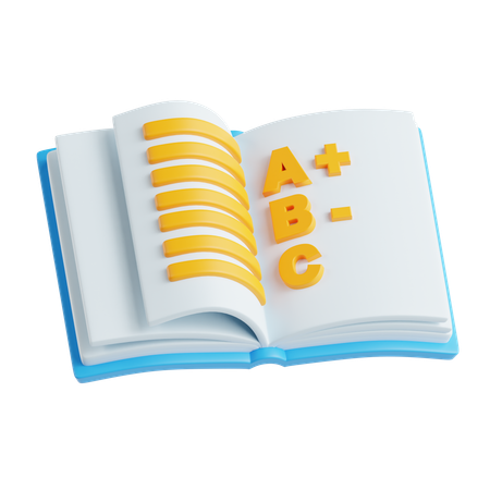 Livro de notas  3D Icon