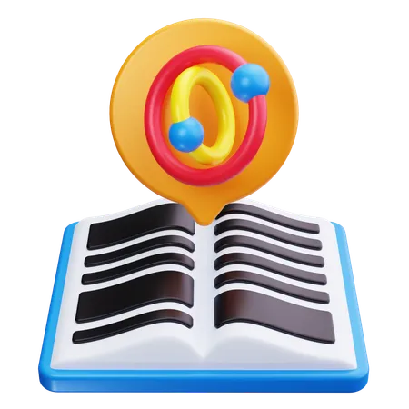 Livro de química  3D Icon