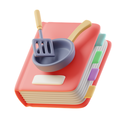 Livro de receitas  3D Icon