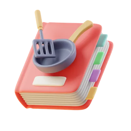 Livro de receitas  3D Icon