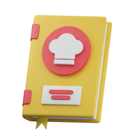 Livro de receitas  3D Icon