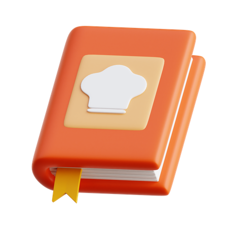 Livro de receitas  3D Icon