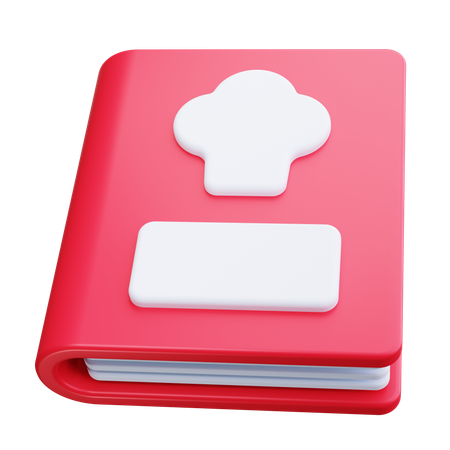 Livro de receitas  3D Icon