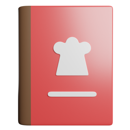 Livro de receitas  3D Icon