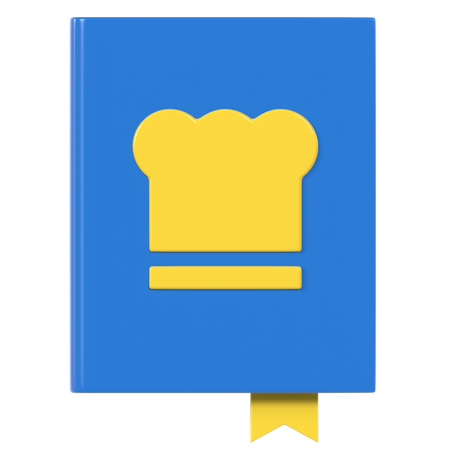 Livro de receitas  3D Icon