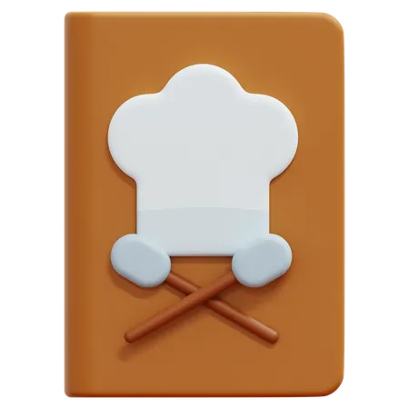 Livro de receitas  3D Icon