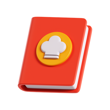 Livro de receitas  3D Icon