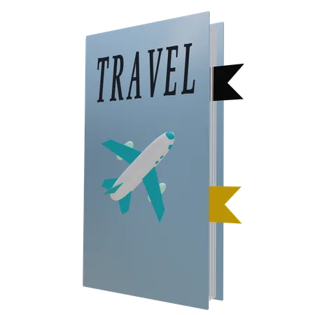 Livro de viagem  3D Icon