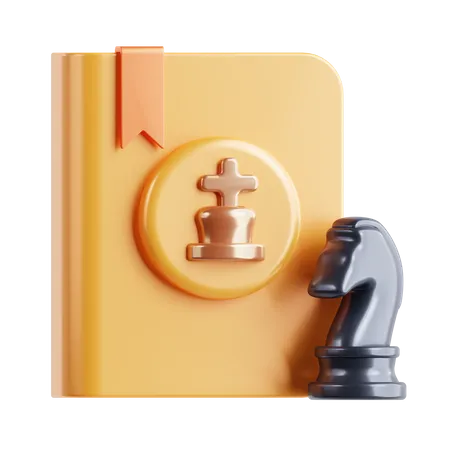 Livro de xadrez  3D Icon