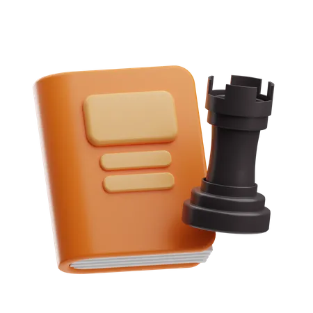 Livro de xadrez  3D Icon