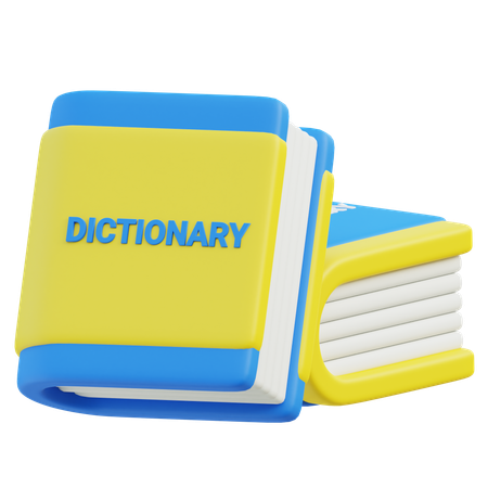 Livro de dicionário  3D Icon