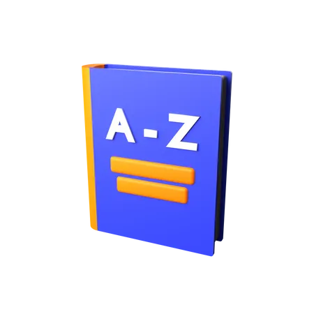 Livro de dicionário  3D Icon