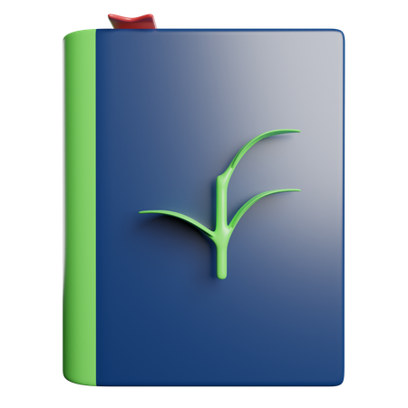 Livro de ecologia  3D Icon