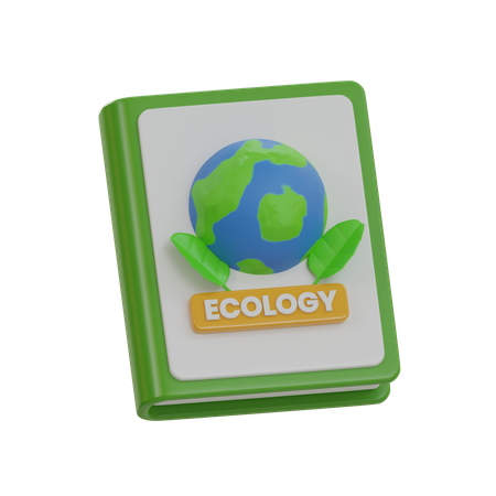 Livro de ecologia  3D Icon