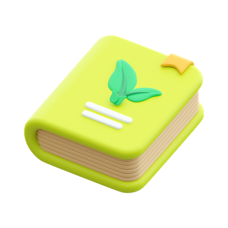 Livro de ecologia  3D Icon