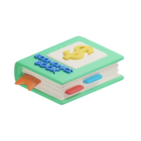 Livro econômico  3D Icon