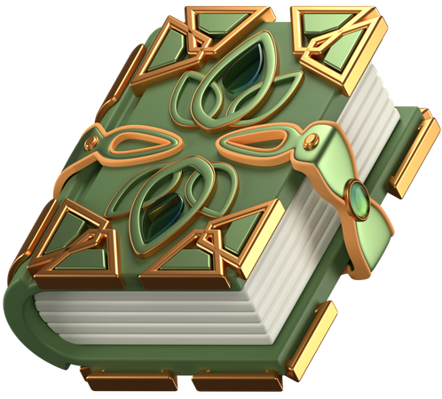 Livro de fantasia  3D Icon