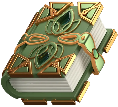 Livro de fantasia  3D Icon