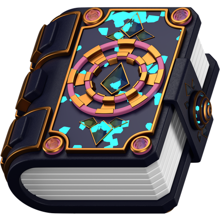 Livro de fantasia  3D Icon