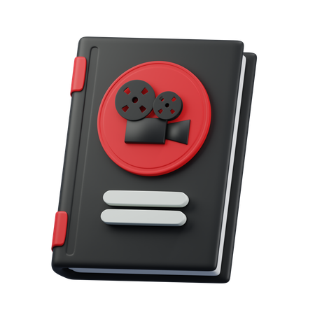 Livro de filme  3D Icon