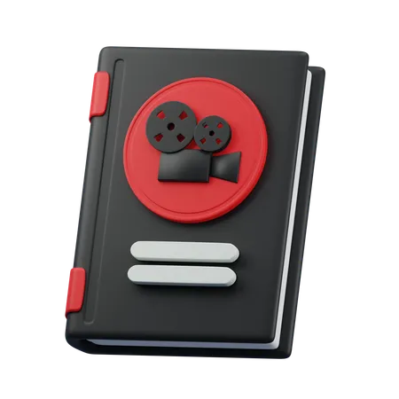 Livro de filme  3D Icon