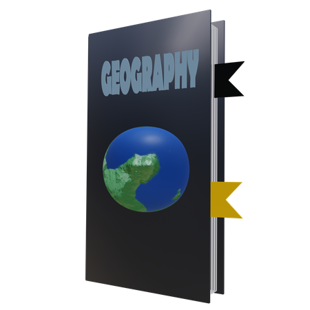 Livro de geografia  3D Icon