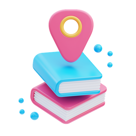 Livro de geografia  3D Icon