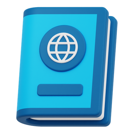 Livro global  3D Icon