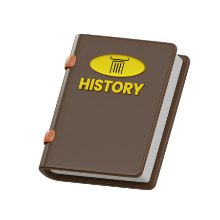Livro de história  3D Icon