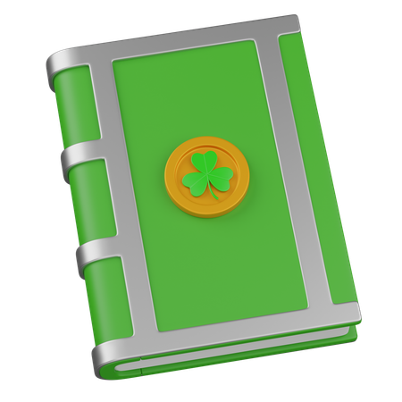 Livro irlandês  3D Icon