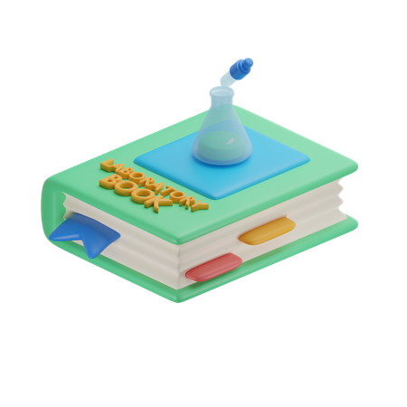 Livro de laboratório  3D Icon