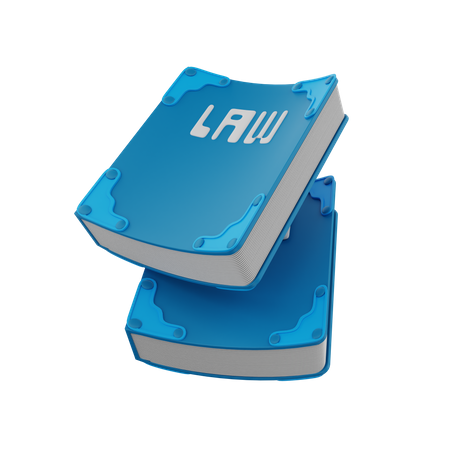 Livro de direito  3D Icon