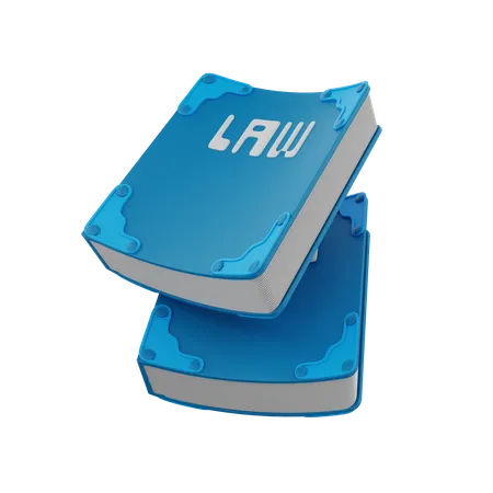 Livro de direito  3D Icon