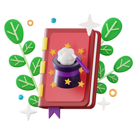 Livro Mágico  3D Icon
