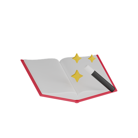 Livro mágico  3D Icon